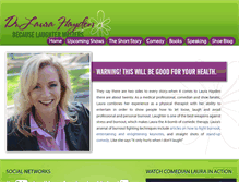 Tablet Screenshot of laurahayden.com